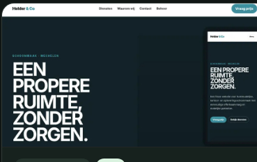 Websitevoorbeeld Helder & Co